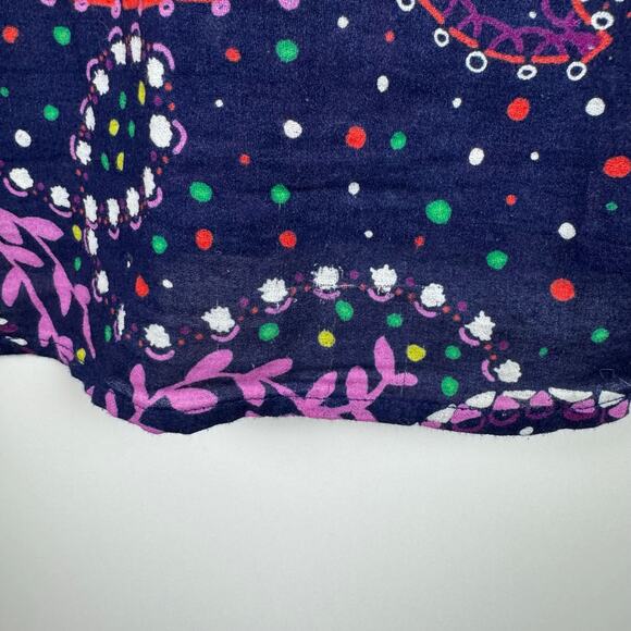 Lilly Pulitzer Womens Providence Top in‎ Garden Menagerie Sz XS Psychedelic 70s - Picture 6 of 15